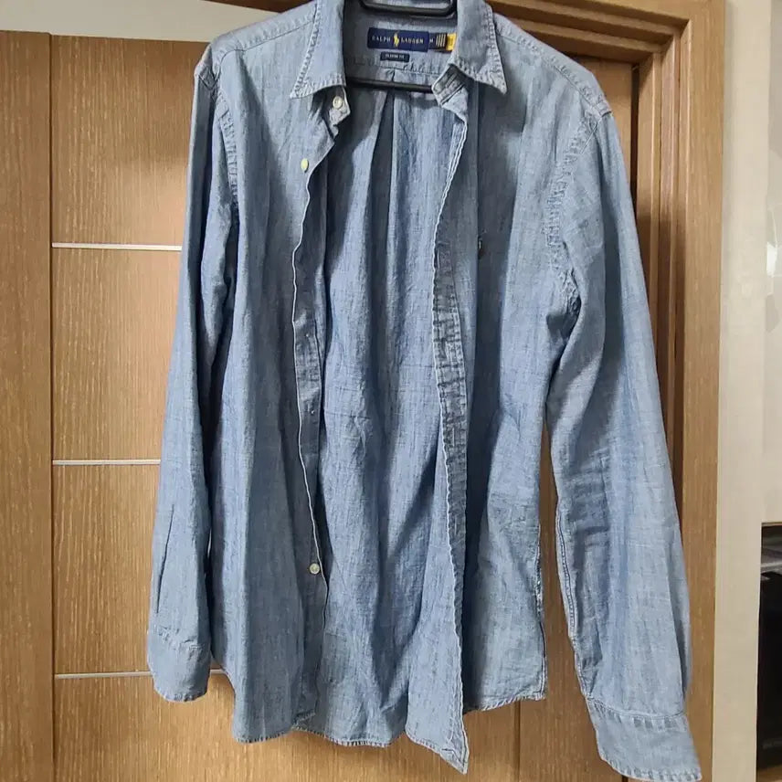 [BUNJANG] Polo Ralph Lauren Chambray Shirt (Classic Fit, M) / 플로 샴브레이 셔츠(클래식 M사이즈)