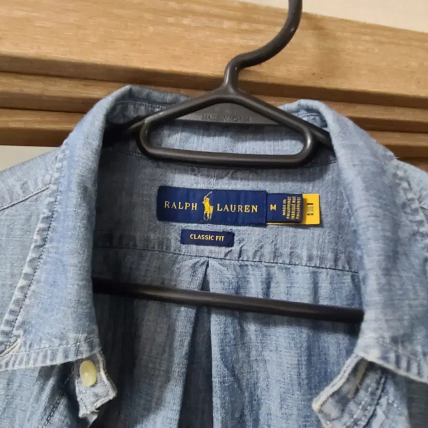 [BUNJANG] Polo Ralph Lauren Chambray Shirt (Classic Fit, M) / 플로 샴브레이 셔츠(클래식 M사이즈)