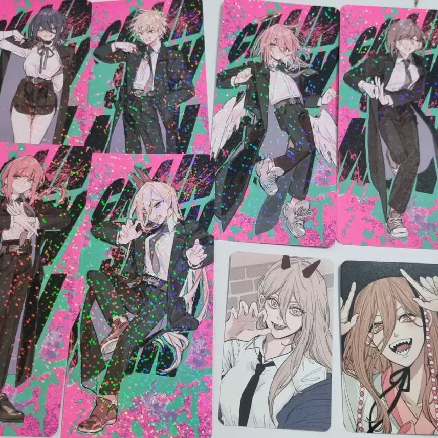 [BUNJANG] Chainsaw Man Unofficial Photocard Bundle Set / 체인소맨 비공식 포카 일괄 양도합니다