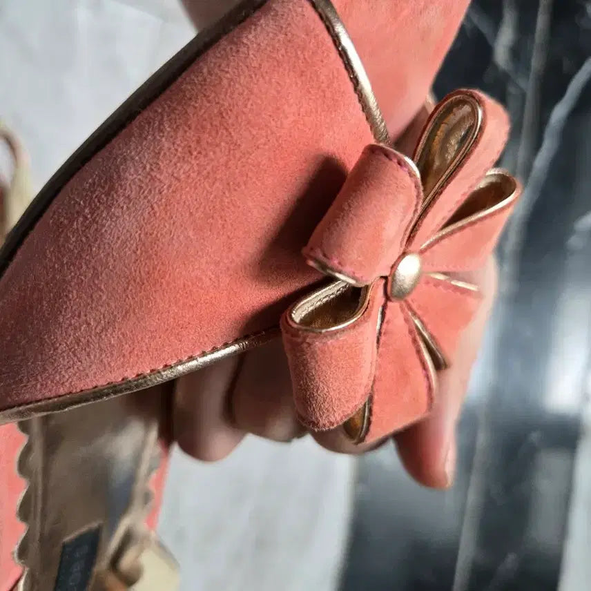 [BUNJANG] Marc Jacobs Pink Suede Sandals / 마크제이콥스 핑크 스웨이드 샌들