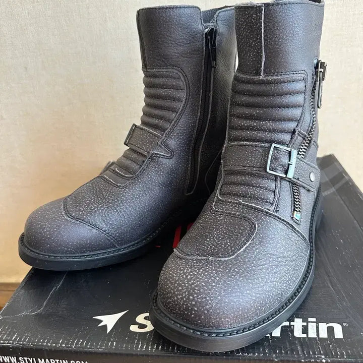 [BUNJANG] Style Martin Urban Cruise Black Motorcycle Boots Size 40 / 스타일마틴 어반 크루즈 블랙 오토바이 부츠 40사이즈