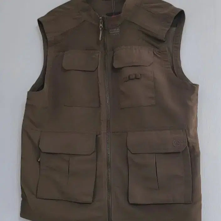 [SOLD OUT] 새옷)아웃도어 브라운 포켓 조끼 110~120