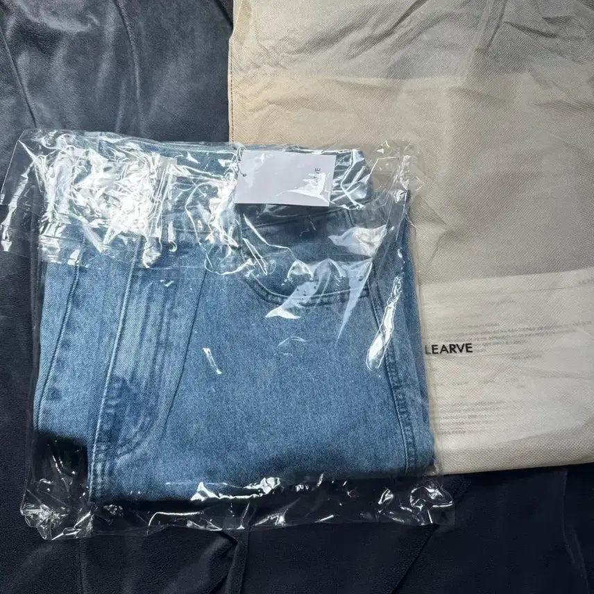 [BUNJANG] LEHAVE Below Washed Pocket Denim Pants - Medium Blue / M 새상품 르아브 빌로우 워시드 포켓 데님팬츠 중청