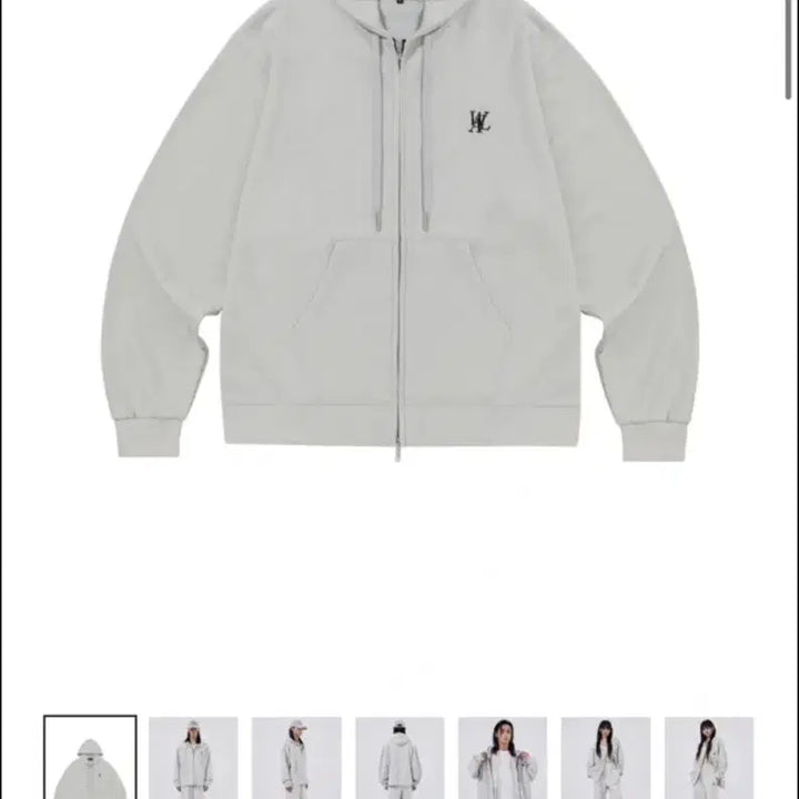 [BUNJANG] W.A.U Hooded Zip-up M / 우알롱 후드집업 m