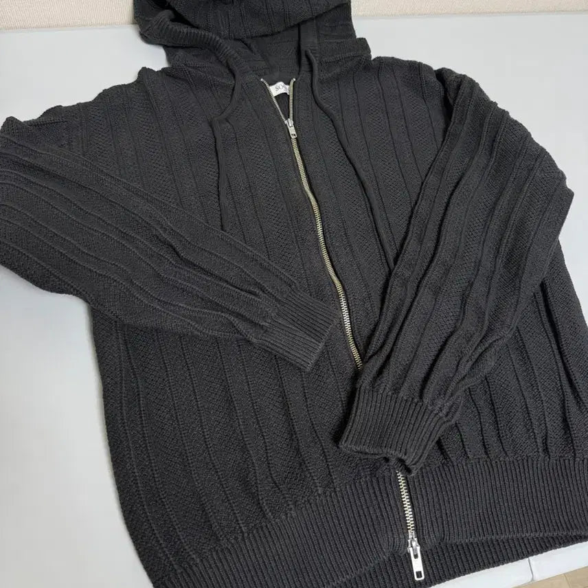 [BUNJANG] Knit Hooded Zip-Up / 니트 후드집업 판매