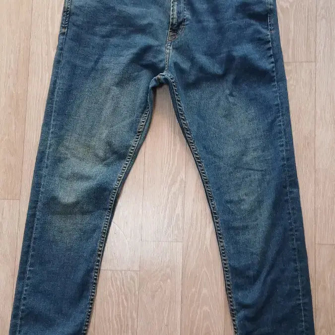 [BUNJANG] Zara Vintage Mid-Wash Slim Fit Denim Jeans / 자라 Zara 빈티지 중청 데님 34 슬림핏