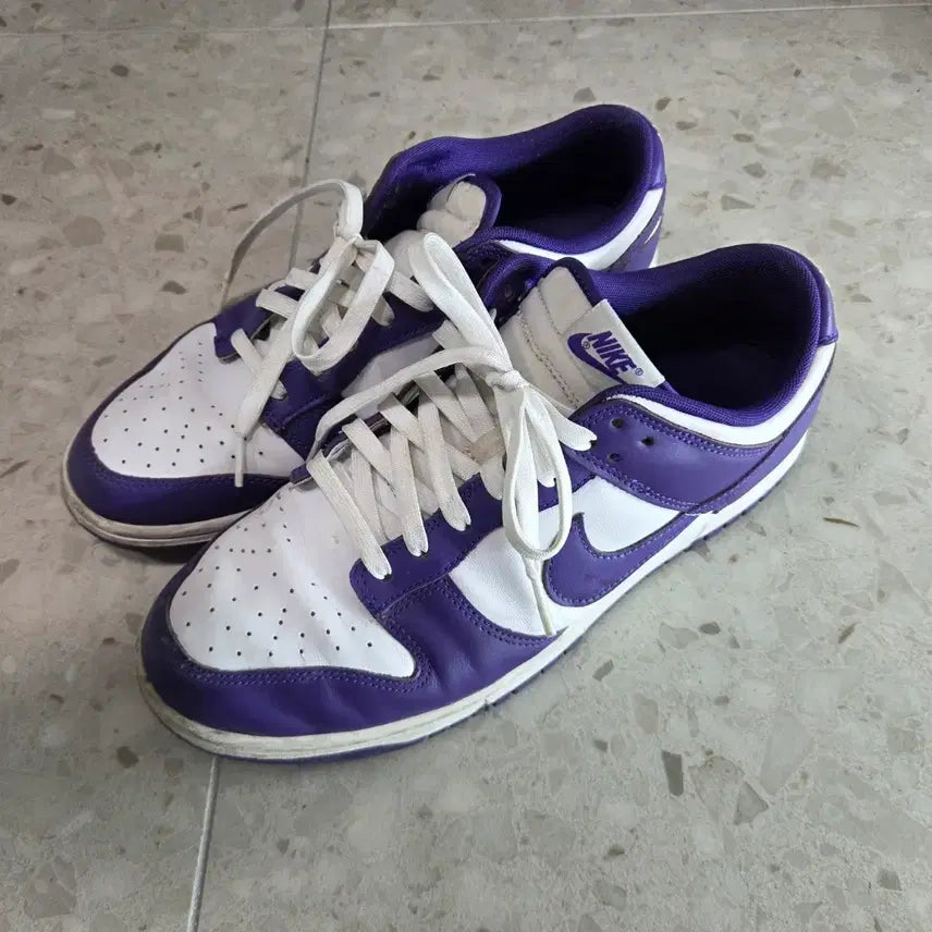 [BUNJANG] Nike Dunk Low Court Purple Sneakers / 나이키 덩크 로우 코트퍼플 290