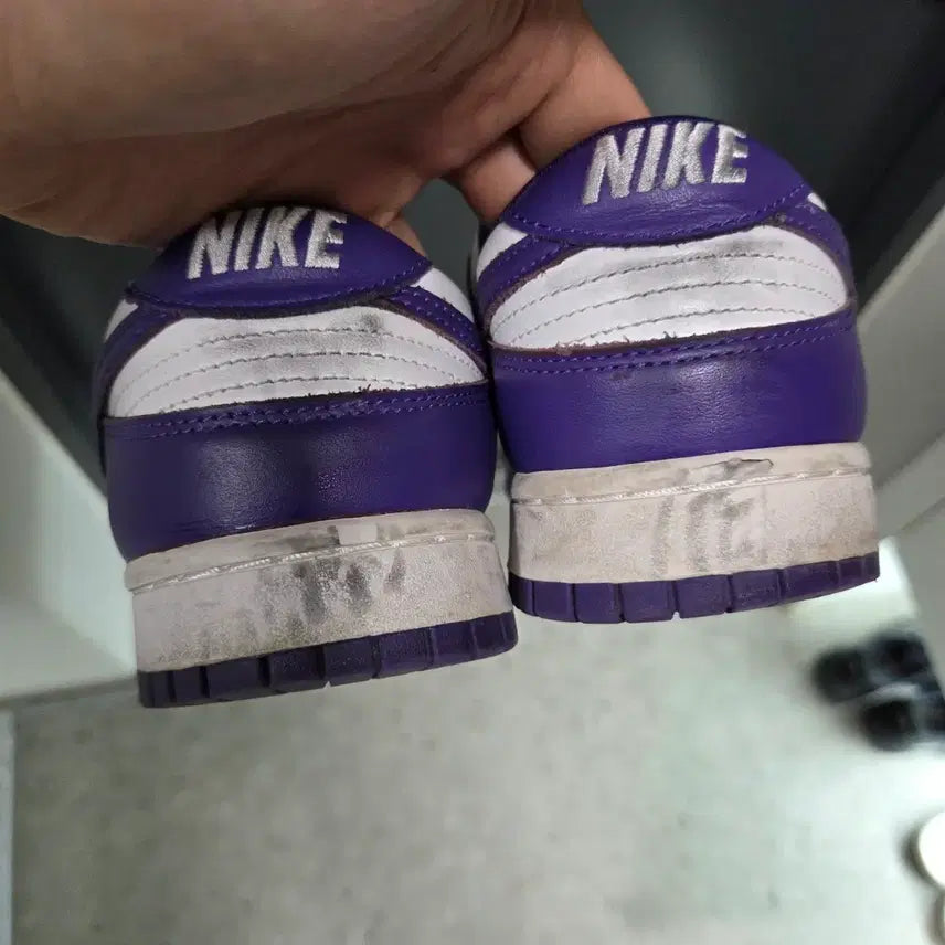 [BUNJANG] Nike Dunk Low Court Purple Sneakers / 나이키 덩크 로우 코트퍼플 290