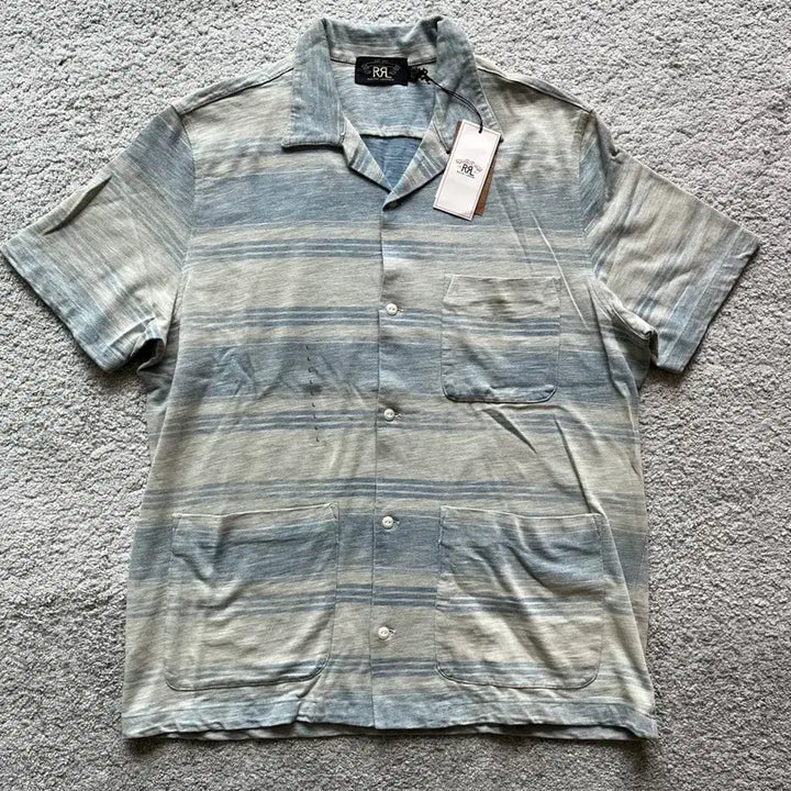 [SOLD OUT] 더블알엘 스트라이프 반팔셔츠