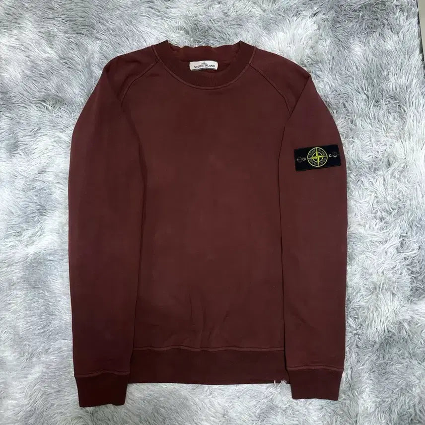 [SOLD OUT] [L size] 스톤아일랜드 버건디 맨투맨