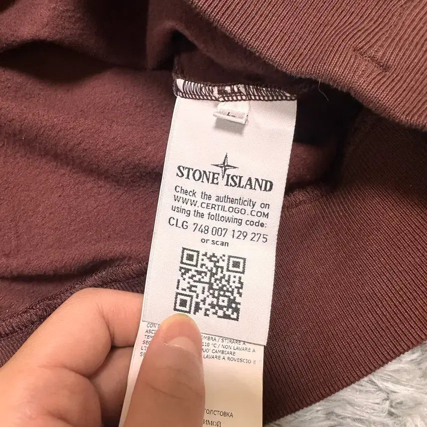 [SOLD OUT] [L size] 스톤아일랜드 버건디 맨투맨