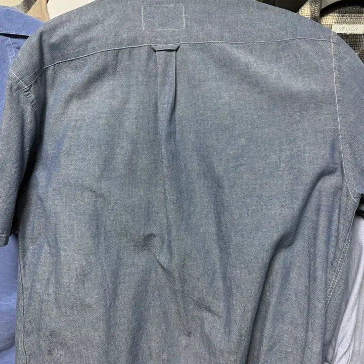 [SOLD OUT] 포터리 샴브레이 반팔 컴포트셔츠 4사이즈 네이비