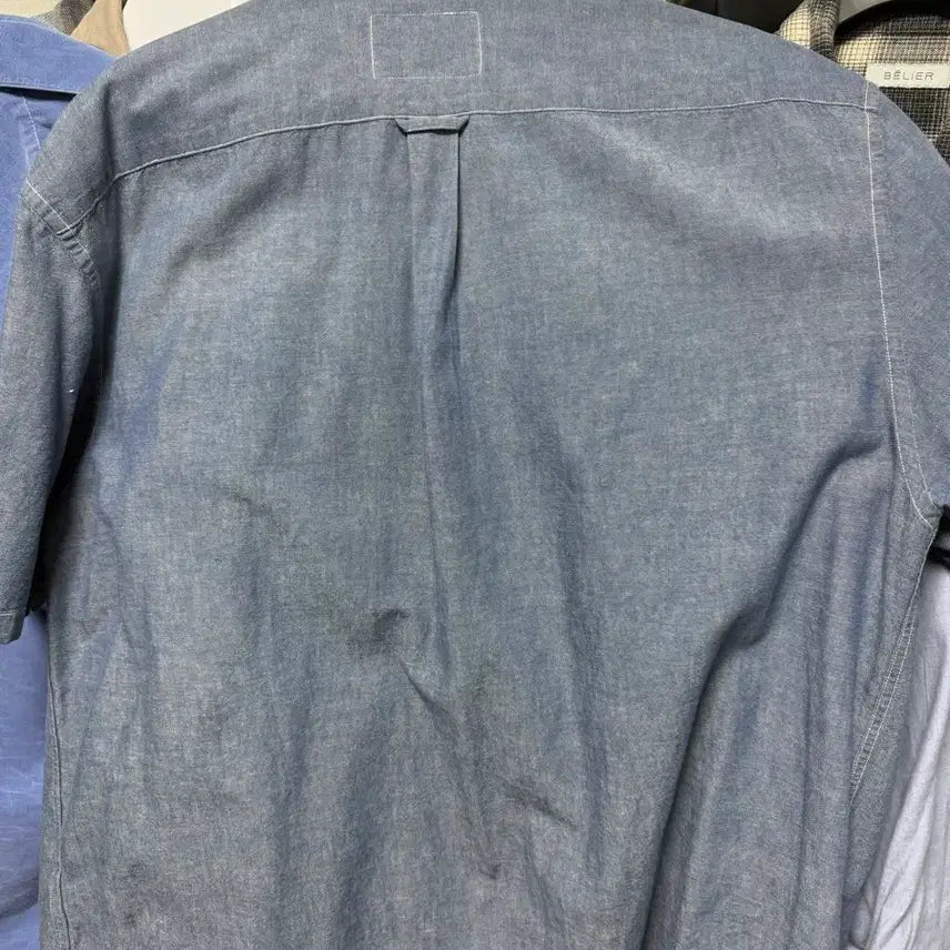 [SOLD OUT] 포터리 샴브레이 반팔 컴포트셔츠 4사이즈 네이비