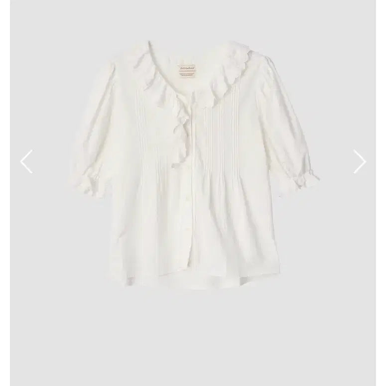 [BUNJANG] Sodding Bread Frida White Blouse / 쏘딩키브레드 Frida 프리다 화이트 블라우스