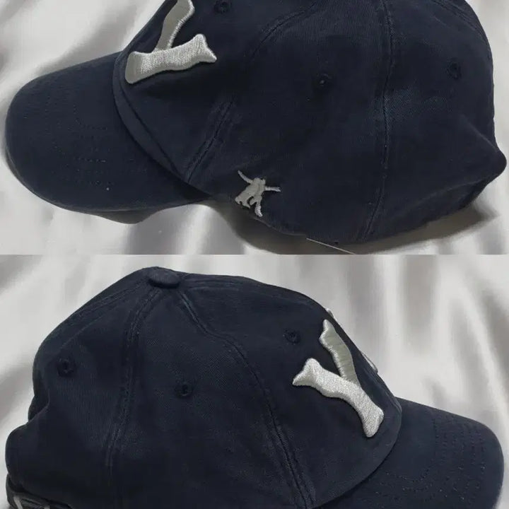 [SOLD OUT] 네이비그레이 오픈와이와이 로고 볼캡 모자