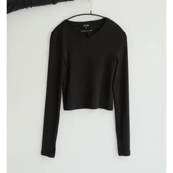 [BUNJANG] Innir 253 Cotton Modal V-Neck T-Shirt Black / Innir 이니어 253 코튼 모달 브이넥 티셔츠 블랙