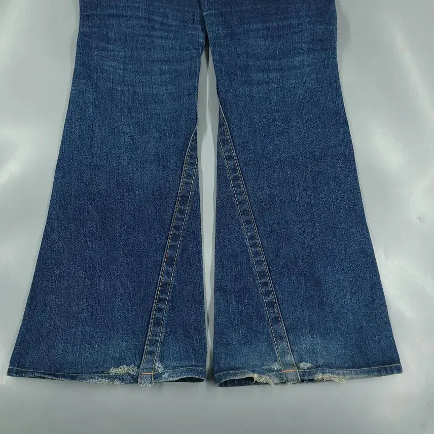 [BUNJANG] True Religion 503 Detroit Y2K Low-Rise Bootcut Jeans / 트루릴리전 503 진청워싱 디트로이드 Y2K 로우라이즈 부츠컷 청바지 데