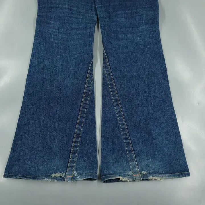 [BUNJANG] True Religion 503 Detroit Y2K Low-Rise Bootcut Jeans / 트루릴리전 503 진청워싱 디트로이드 Y2K 로우라이즈 부츠컷 청바지 데