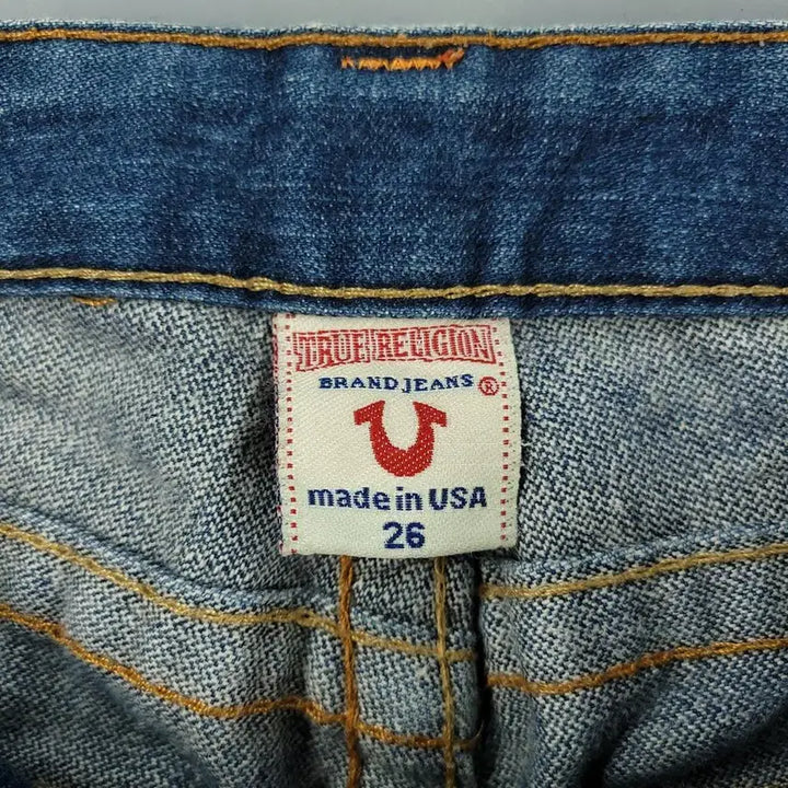 [BUNJANG] True Religion 503 Detroit Y2K Low-Rise Bootcut Jeans / 트루릴리전 503 진청워싱 디트로이드 Y2K 로우라이즈 부츠컷 청바지 데