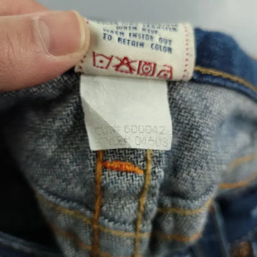 [BUNJANG] True Religion 503 Detroit Y2K Low-Rise Bootcut Jeans / 트루릴리전 503 진청워싱 디트로이드 Y2K 로우라이즈 부츠컷 청바지 데