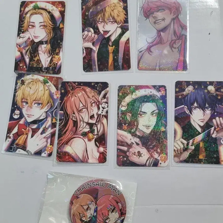 [BUNJANG] Unofficial Tokyo Revengers &amp; Chainsaw Man Bundle Set / 도리벤 체인소맨 비공식 포카 캔뱃지 일괄 양도합니다