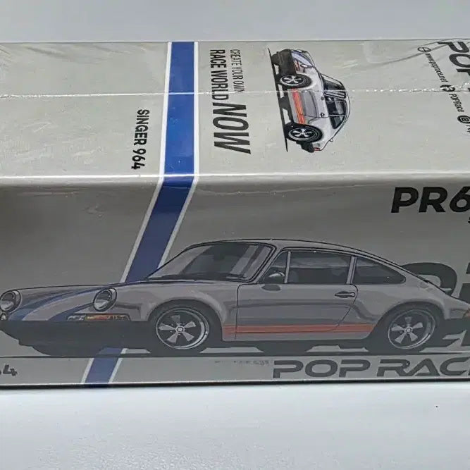[SOLD OUT] 할인 1/64 다이캐스트 POP RACE 포르쉐 964 미개봉