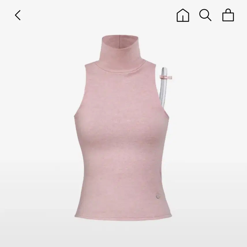 [SOLD OUT] 포어링 리본 핑크 니트