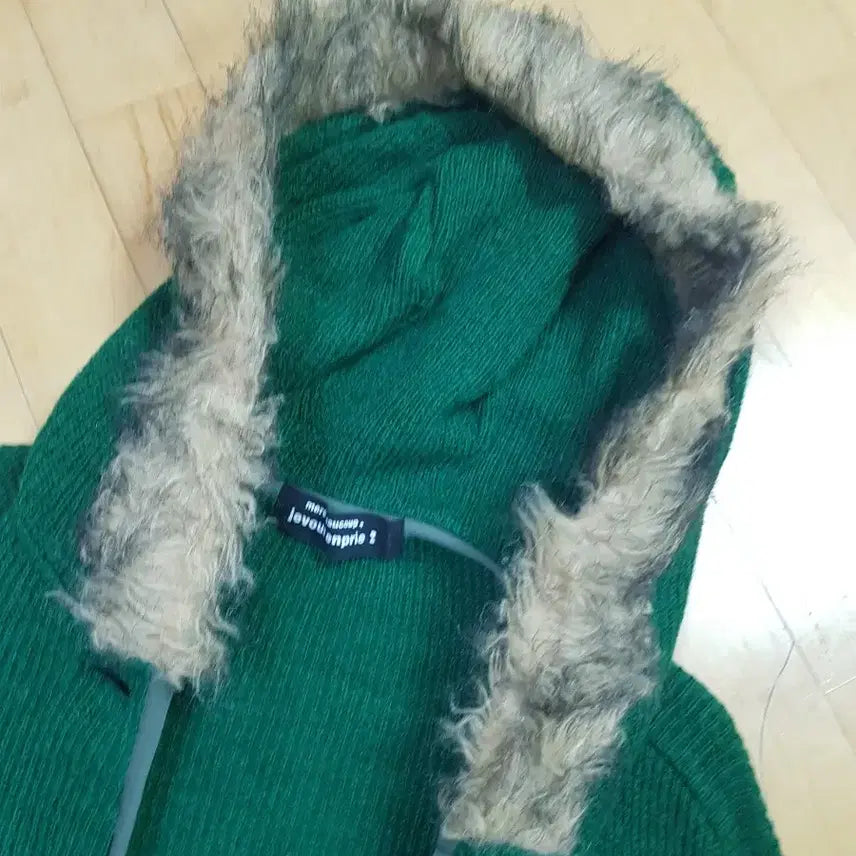 [BUNJANG] Mercibeaucoup Wool Blend Fur Hoodie Poncho / 일본 메르시보꾸 울혼방 퍼후디 판초
