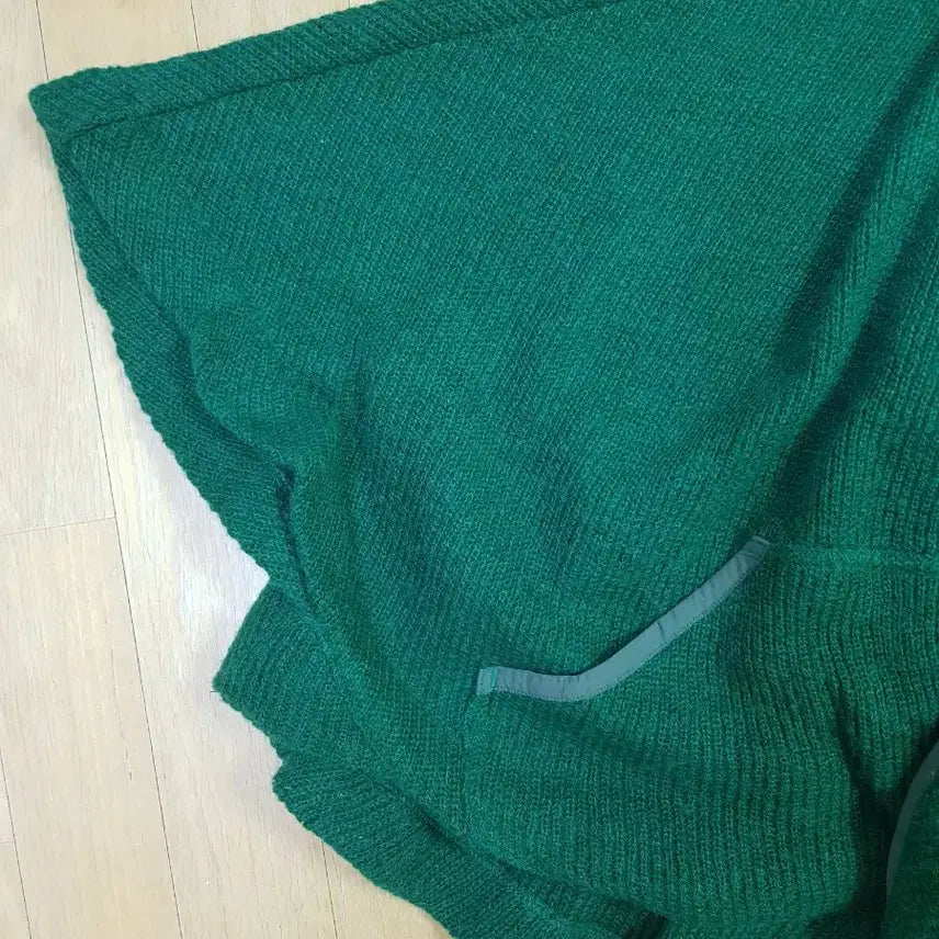 [BUNJANG] Mercibeaucoup Wool Blend Fur Hoodie Poncho / 일본 메르시보꾸 울혼방 퍼후디 판초