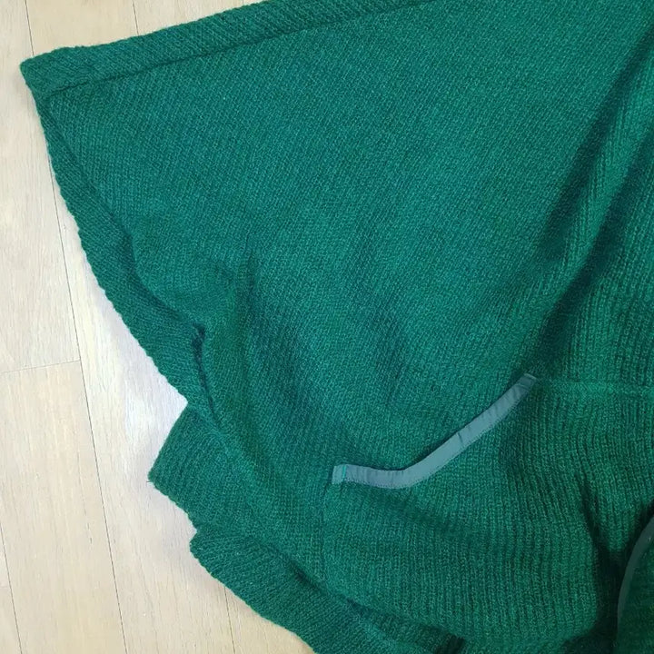 [BUNJANG] Mercibeaucoup Wool Blend Fur Hoodie Poncho / 일본 메르시보꾸 울혼방 퍼후디 판초