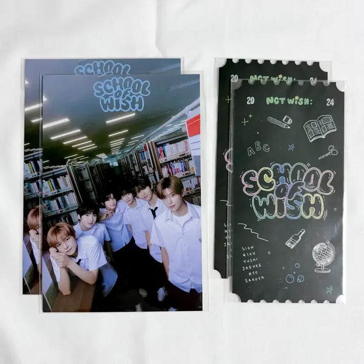 [BUNJANG] NCT School of Wish Seoul Postcard and Ticket Bundle Set / (미개봉) 스오위 서울 엽서 티켓 세트 스쿨 오브 위시 엔시티 콘서트