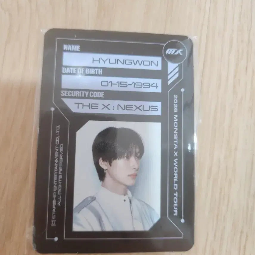 [SOLD OUT] 몬스타엑스 더 넥서스  포카홀더 포토카드 형원