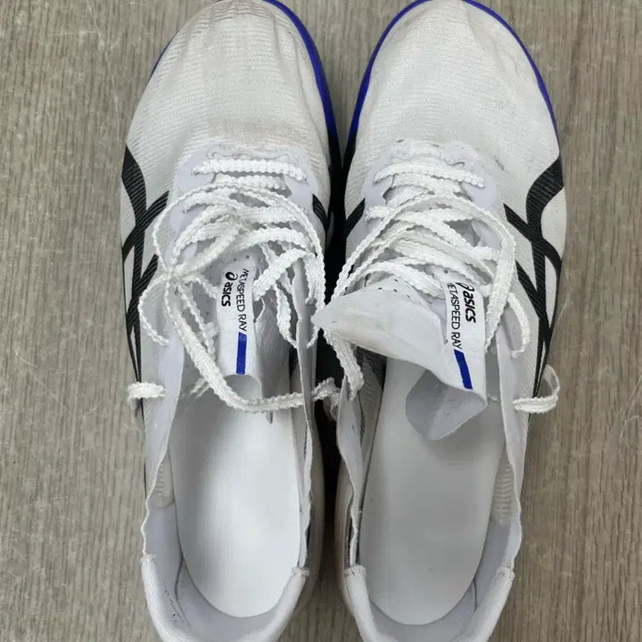 [BUNJANG] Asics Metaspeed Ray White/Cobalt Burst Running Shoes / 아식스 메타스피드 레이 화이트/코발트 버스트