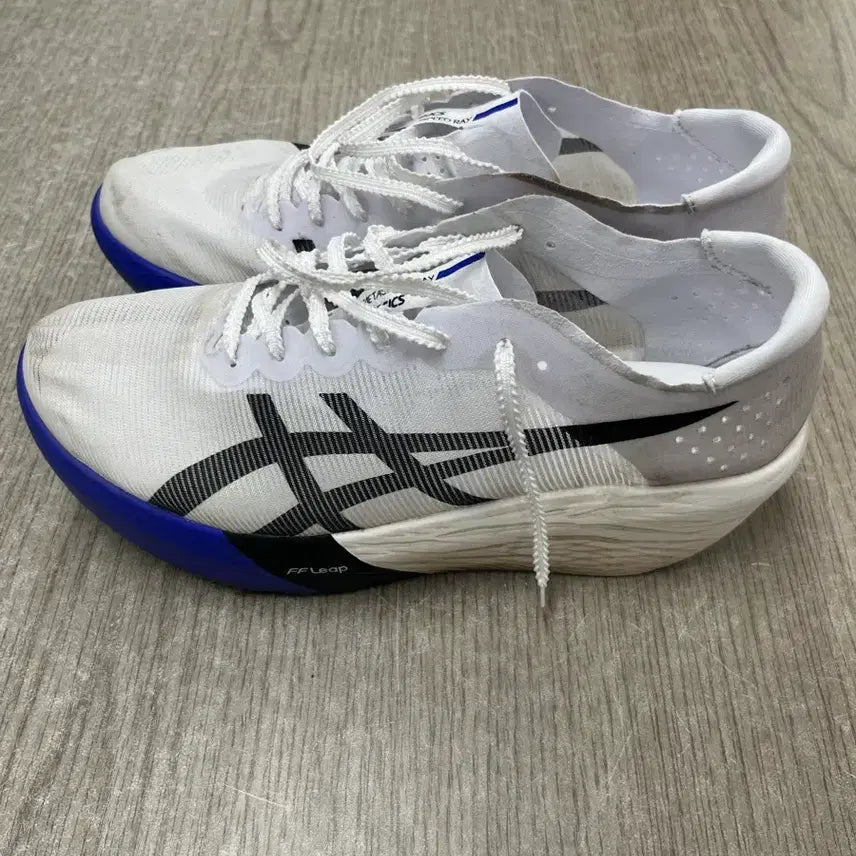 [BUNJANG] Asics Metaspeed Ray White/Cobalt Burst Running Shoes / 아식스 메타스피드 레이 화이트/코발트 버스트