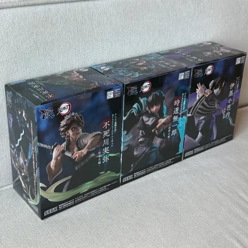 [SOLD OUT] (미개봉) 귀멸의칼날 크로스링크 무이치로, 사네미, 이구로 피규어