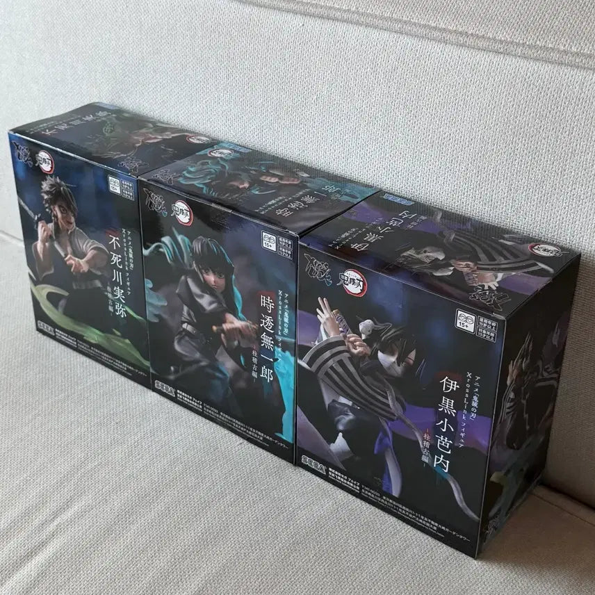 [SOLD OUT] (미개봉) 귀멸의칼날 크로스링크 무이치로, 사네미, 이구로 피규어