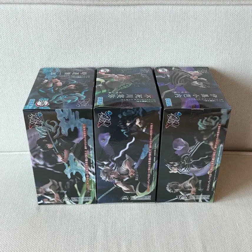 [SOLD OUT] (미개봉) 귀멸의칼날 크로스링크 무이치로, 사네미, 이구로 피규어