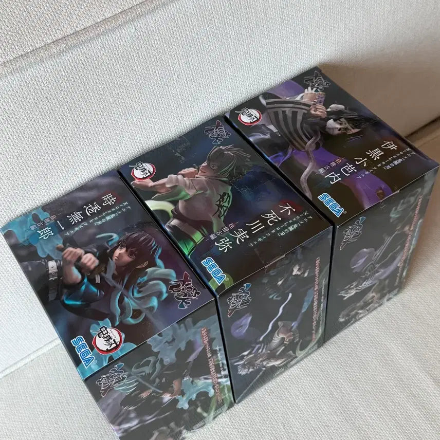 [SOLD OUT] (미개봉) 귀멸의칼날 크로스링크 무이치로, 사네미, 이구로 피규어