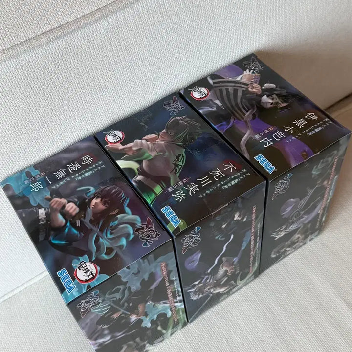 [SOLD OUT] (미개봉) 귀멸의칼날 크로스링크 무이치로, 사네미, 이구로 피규어