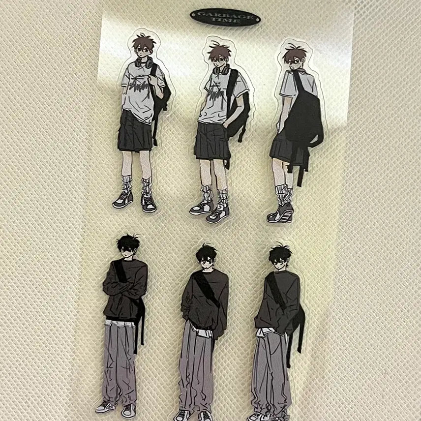 [BUNJANG] Garbage Time Final Weaponz Jongsu Sangho Byungchan Sticker Set / 가비지타임 갑타 고고마님 최종병기즈 종수 상호 병찬 스티커 굿즈