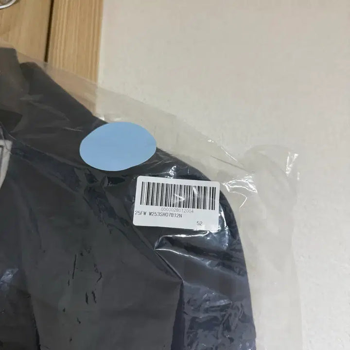 [BUNJANG] Wooyoungmi Cotton Back Logo Shirt Navy / [52] 25F/W 우영미 코튼 백로고 셔츠 네이비 새상품