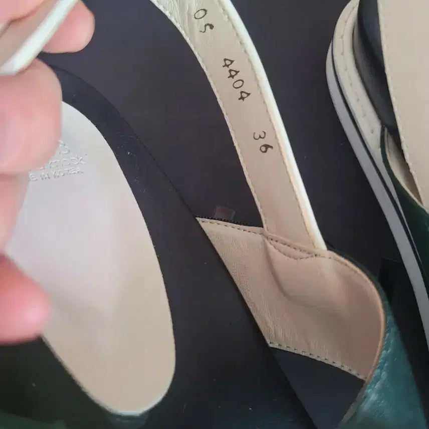 [BUNJANG] Clip Sandals with Cubic Ribbon for Women 230 / 클립샌들 큐빅 리본 샌들 230