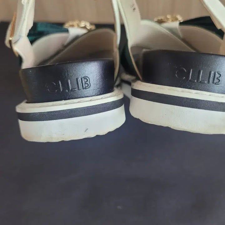 [BUNJANG] Clip Sandals with Cubic Ribbon for Women 230 / 클립샌들 큐빅 리본 샌들 230