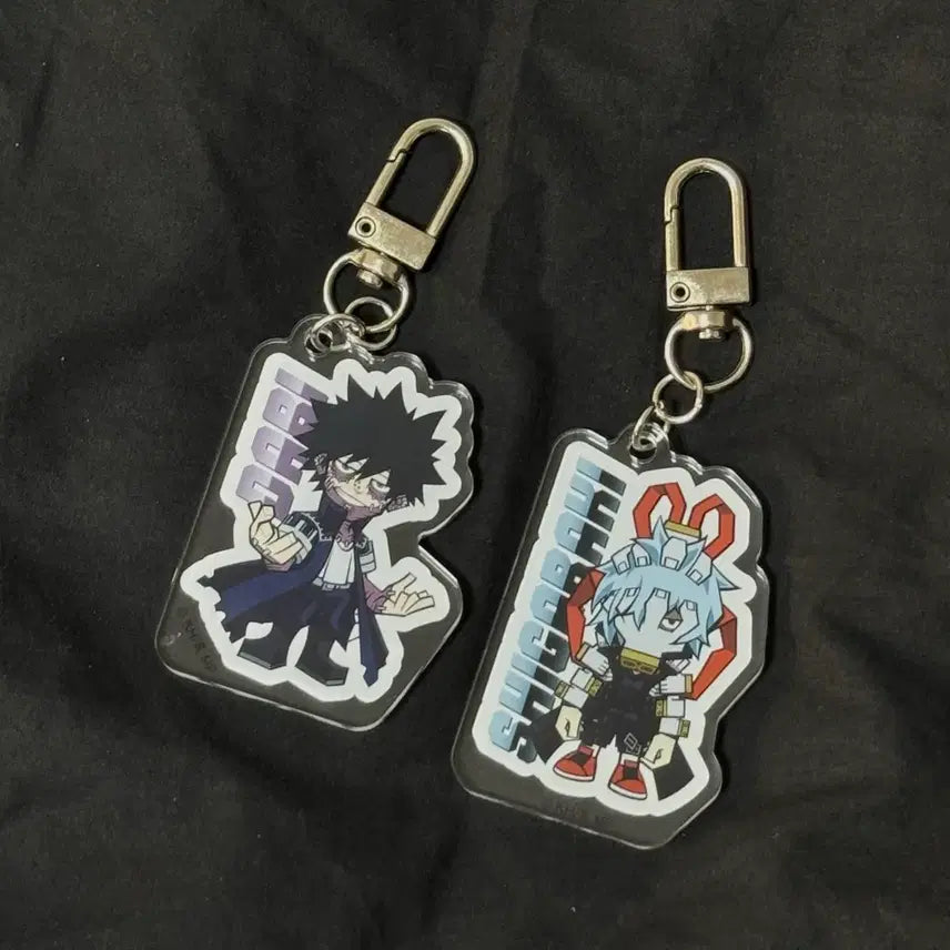 [BUNJANG] My Hero Academia Dabi Shigaraki Acrylic Keyring Bundle Set / 나의 히어로 아카데미아 다비 시가라키 미니 아크릴 키링 일괄