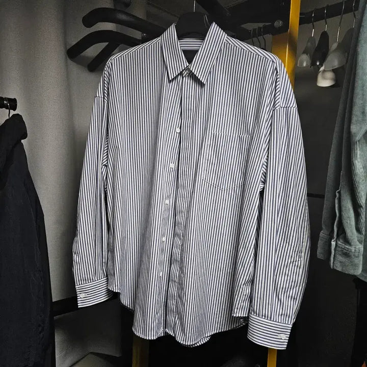 [BUNJANG] Juun.J 21FW Striped Shirt / 준지 21FW 스트라이프 셔츠 44사이즈