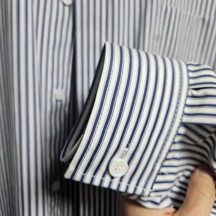 [BUNJANG] Juun.J 21FW Striped Shirt / 준지 21FW 스트라이프 셔츠 44사이즈