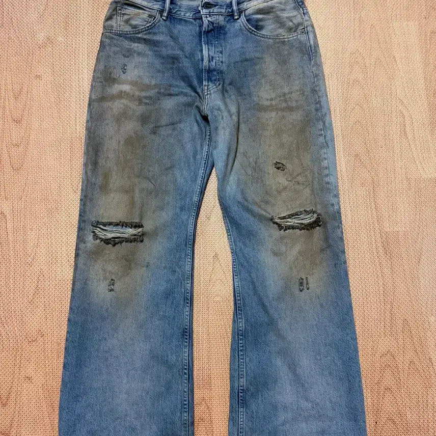 [BUNJANG] Acne Studios Dirty Wash Straight Denim Pants / 아크네 더티워싱 스트레이트 데님팬츠 34 정품