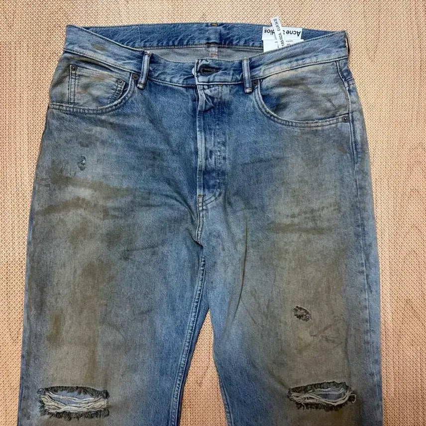[BUNJANG] Acne Studios Dirty Wash Straight Denim Pants / 아크네 더티워싱 스트레이트 데님팬츠 34 정품