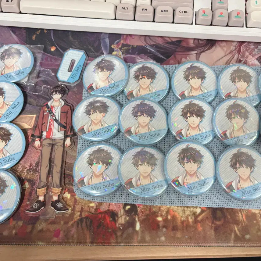 [BUNJANG] Nijisanji Minsoo Ha Welcome Goods Acrylic Stand / 니지산지 민수하 웰컴 굿즈 아크릴 스탠드
