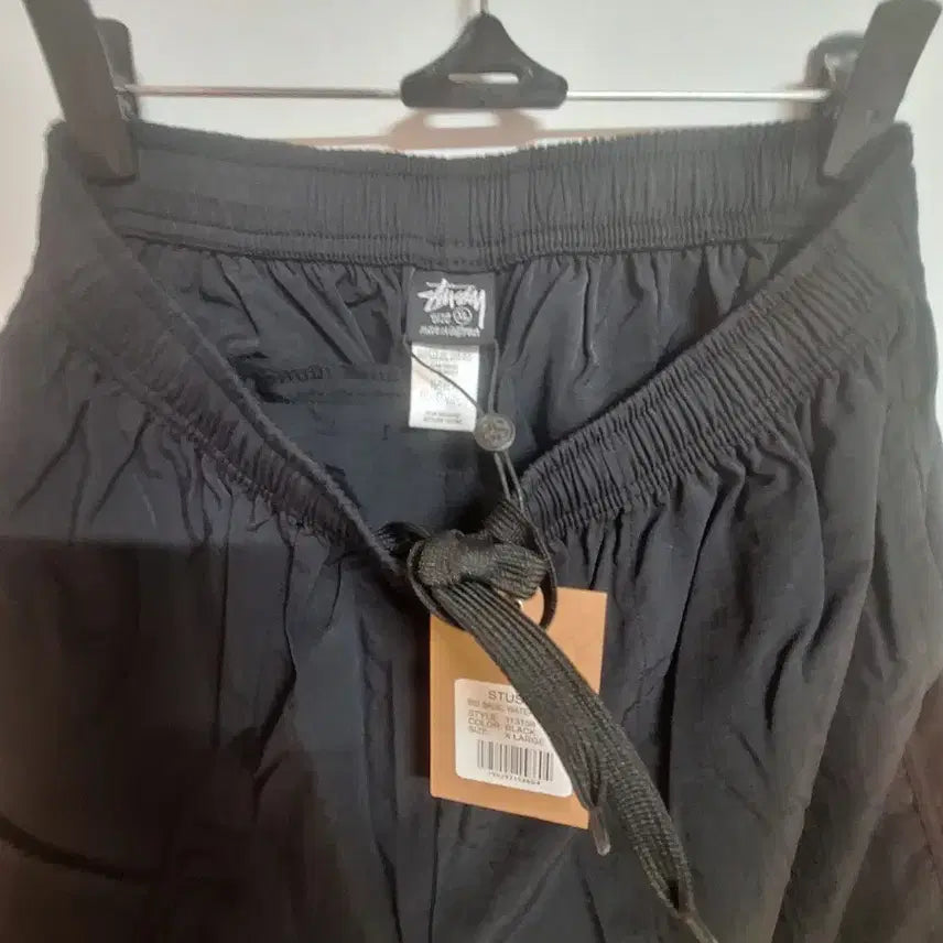 [BUNJANG] Stussy Black Water Shorts / 정품 스투시 블랙 반바지 워터 쇼츠 새상품 택